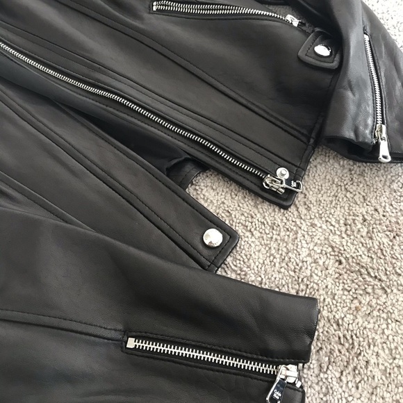 Calvin Klein Genuine Leather Women’s XS Jacket - Picture 3 of 4